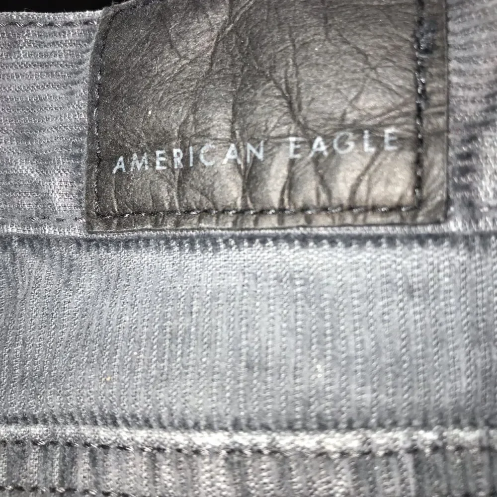 American Eagle Dark Grey Mom Jean
